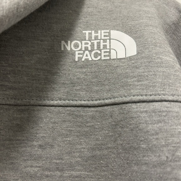 North Face Gray and Black Jersey Jacket with Hood SZ XXL - Picture 3 of 5